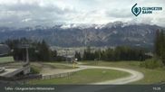 Archived webcam image showing Tulfes - View Mid Station Glungezer on 7 May 2026 at 15:29