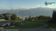 Archived webcam image showing Tulfes - View Mid Station Glungezer on 23 Jun 2026 at 07:55