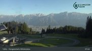 Archived webcam image showing Tulfes - View Mid Station Glungezer on 12 Aug 2026 at 08:15