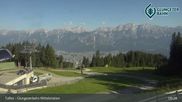 Archived webcam image showing Tulfes - View Mid Station Glungezer on 12 Aug 2026 at 09:15