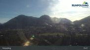 Archived webcam image showing Ruhpolding: Panoramic View on 26 Feb 2026 at 15:45