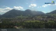 Archiviertes Webcam Bild: Ruhpolding: Panoramablick auf den Ort am 12.07.2026 um 15:53 Uhr