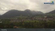 Archiviertes Webcam Bild: Ruhpolding: Panoramablick auf den Ort am 10.10.2026 um 13:03 Uhr