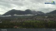 Archiviertes Webcam Bild: Ruhpolding: Panoramablick auf den Ort am 10.10.2026 um 17:03 Uhr