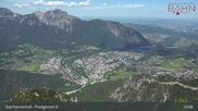 Archived webcam image showing Bad Reichenhall - Top Station Predigtstuhl on 28 May 2026 at 13:47