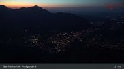 Archived webcam image showing Bad Reichenhall - Top Station Predigtstuhl on 12 Jul 2026 at 01:32