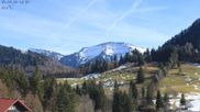 Archived webcam image showing Oberstaufen - Hotel Schratt view Hochgrat mountain on 26 Feb 2026 at 14:56