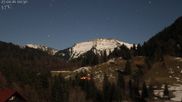 Archived webcam image showing Oberstaufen - Hotel Schratt view Hochgrat mountain on 27 Feb 2026 at 02:40