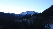 Archiviertes Webcam Bild: Oberstaufen: Biohotel Schratt - Blick zum Hochgrat am 27.02.2026 um 06:11 Uhr