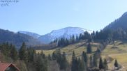 Archived webcam image showing Oberstaufen - Hotel Schratt view Hochgrat mountain on 4 Mar 2026 at 12:31