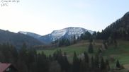Archiviertes Webcam Bild: Oberstaufen: Biohotel Schratt - Blick zum Hochgrat am 17.04.2026 um 06:07 Uhr