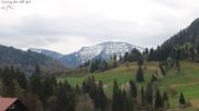 Archiviertes Webcam Bild: Oberstaufen: Biohotel Schratt - Blick zum Hochgrat am 19.04.2026 um 08:46 Uhr