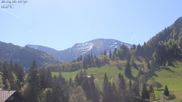 Archived webcam image showing Oberstaufen - Hotel Schratt view Hochgrat mountain on 26 Apr 2026 at 10:41