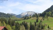 Archived webcam image showing Oberstaufen - Hotel Schratt view Hochgrat mountain on 26 Apr 2026 at 14:41