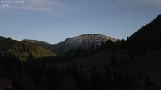 Archived webcam image showing Oberstaufen - Hotel Schratt view Hochgrat mountain on 1 May 2026 at 04:51