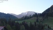 Archived webcam image showing Oberstaufen - Hotel Schratt view Hochgrat mountain on 1 May 2026 at 06:51
