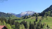 Archived webcam image showing Oberstaufen - Hotel Schratt view Hochgrat mountain on 1 May 2026 at 14:51