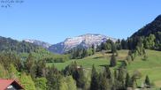 Archived webcam image showing Oberstaufen - Hotel Schratt view Hochgrat mountain on 1 May 2026 at 16:51