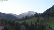 Archived webcam image showing Oberstaufen - Hotel Schratt view Hochgrat mountain on 2 May 2026 at 06:36