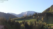 Archived webcam image showing Oberstaufen - Hotel Schratt view Hochgrat mountain on 2 May 2026 at 07:36