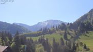 Archived webcam image showing Oberstaufen - Hotel Schratt view Hochgrat mountain on 2 May 2026 at 10:36