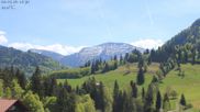 Archived webcam image showing Oberstaufen - Hotel Schratt view Hochgrat mountain on 2 May 2026 at 12:36
