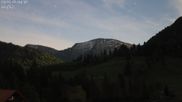 Archived webcam image showing Oberstaufen - Hotel Schratt view Hochgrat mountain on 3 May 2026 at 04:35