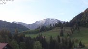 Archived webcam image showing Oberstaufen - Hotel Schratt view Hochgrat mountain on 3 May 2026 at 06:35