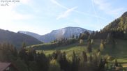 Archived webcam image showing Oberstaufen - Hotel Schratt view Hochgrat mountain on 3 May 2026 at 07:35