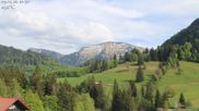 Archived webcam image showing Oberstaufen - Hotel Schratt view Hochgrat mountain on 3 May 2026 at 16:35