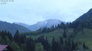 Archived webcam image showing Oberstaufen - Hotel Schratt view Hochgrat mountain on 3 May 2026 at 20:35