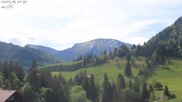 Archived webcam image showing Oberstaufen - Hotel Schratt view Hochgrat mountain on 10 May 2026 at 10:26