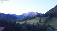 Archived webcam image showing Oberstaufen - Hotel Schratt view Hochgrat mountain on 24 May 2026 at 04:45