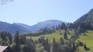 Archived webcam image showing Oberstaufen - Hotel Schratt view Hochgrat mountain on 24 May 2026 at 10:45