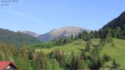 Archived webcam image showing Oberstaufen - Hotel Schratt view Hochgrat mountain on 24 May 2026 at 18:45
