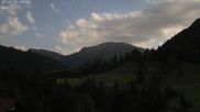 Archived webcam image showing Oberstaufen - Hotel Schratt view Hochgrat mountain on 28 May 2026 at 00:20