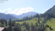 Archiviertes Webcam Bild: Oberstaufen: Biohotel Schratt - Blick zum Hochgrat am 28.05.2026 um 10:37 Uhr