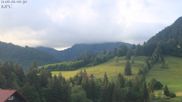Archived webcam image showing Oberstaufen - Hotel Schratt view Hochgrat mountain on 11 Jun 2026 at 06:00