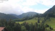 Archived webcam image showing Oberstaufen - Hotel Schratt view Hochgrat mountain on 11 Jun 2026 at 07:00