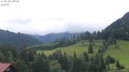 Archived webcam image showing Oberstaufen - Hotel Schratt view Hochgrat mountain on 11 Jun 2026 at 08:00