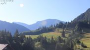 Archiviertes Webcam Bild: Oberstaufen: Biohotel Schratt - Blick zum Hochgrat am 12.07.2026 um 08:48 Uhr