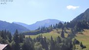 Archiviertes Webcam Bild: Oberstaufen: Biohotel Schratt - Blick zum Hochgrat am 12.07.2026 um 10:48 Uhr