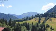 Archiviertes Webcam Bild: Oberstaufen: Biohotel Schratt - Blick zum Hochgrat am 12.07.2026 um 12:48 Uhr