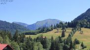 Archiviertes Webcam Bild: Oberstaufen: Biohotel Schratt - Blick zum Hochgrat am 12.07.2026 um 14:48 Uhr