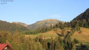 Archiviertes Webcam Bild: Oberstaufen: Biohotel Schratt - Blick zum Hochgrat am 12.07.2026 um 20:48 Uhr