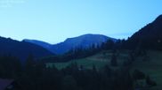 Archived webcam image showing Oberstaufen - Hotel Schratt view Hochgrat mountain on 21 Jul 2026 at 04:49