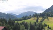 Archived webcam image showing Oberstaufen - Hotel Schratt view Hochgrat mountain on 21 Jul 2026 at 12:49