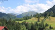 Archived webcam image showing Oberstaufen - Hotel Schratt view Hochgrat mountain on 21 Jul 2026 at 16:49