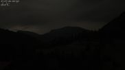 Archived webcam image showing Oberstaufen - Hotel Schratt view Hochgrat mountain on 27 Jul 2026 at 00:40