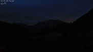 Archived webcam image showing Oberstaufen - Hotel Schratt view Hochgrat mountain on 27 Jul 2026 at 04:40